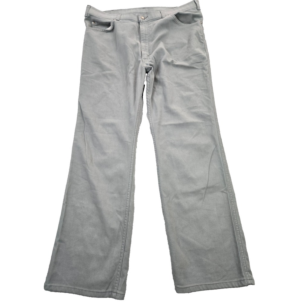 Vintage Levis Pants Mens Size 40 x 30 Grey Irregular Jeans Made in USA VTG